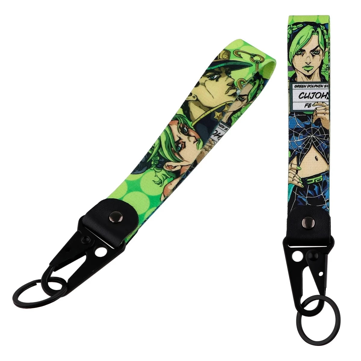 JoJo' Bizarre Adventure 'Cujoh' Wrist Lanyard Keychain with Keyring Clip