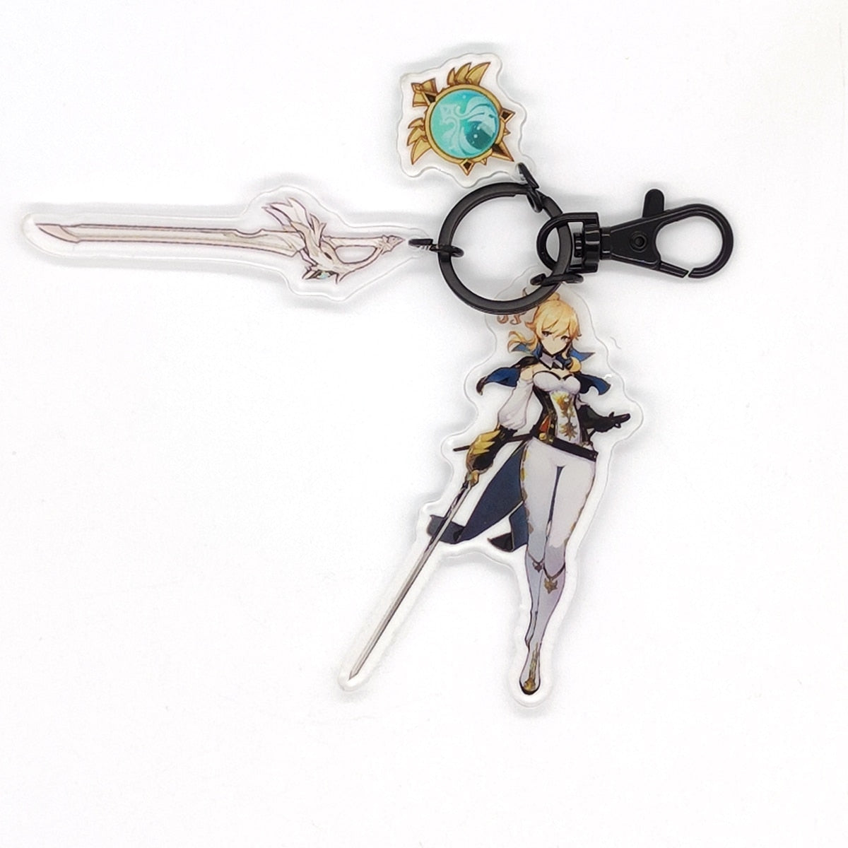 Genshin Impact Eye of God Weapon 'Jean' Keyring Acrylic Keychain