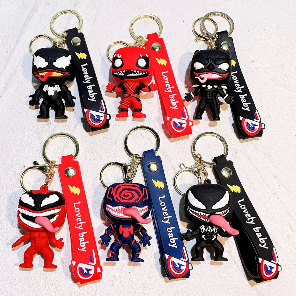 Venom Series 'Red Suit' PVC Keyring Keychain