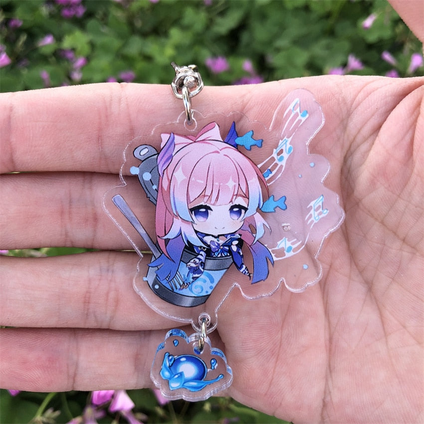 Genshin Impact 'Sangonomiya Kokomi' Keyring Plastic Keychain