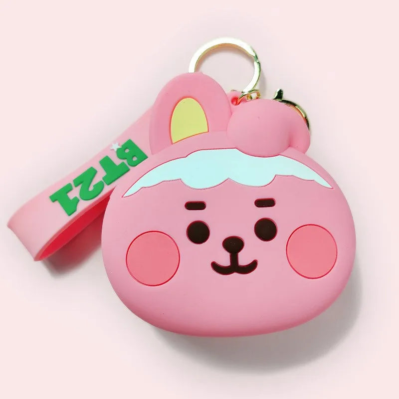 BT21 'Cooky' Keyring Silicone Keychain
