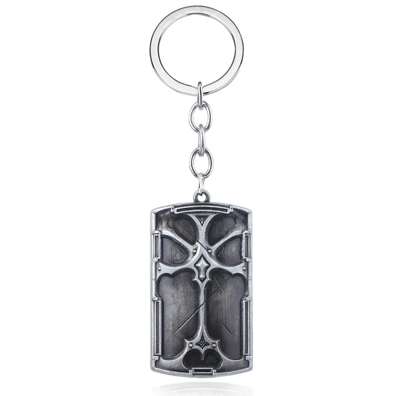 Dark Souls 'Blood Shield' Keyring Metal Keychain