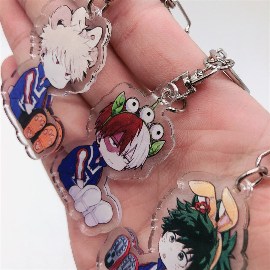 My Hero Academia 'Serious |Shoto Todoroki' Keyring Plastic Keychain