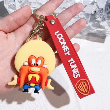 Looney Tunes 'Yosemite Sam' Keyring Silicone Keychain