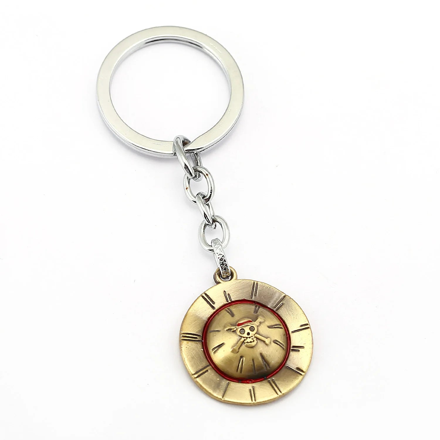 One Piece 'Luffy Straw Hat' Keyring Metal Keychain