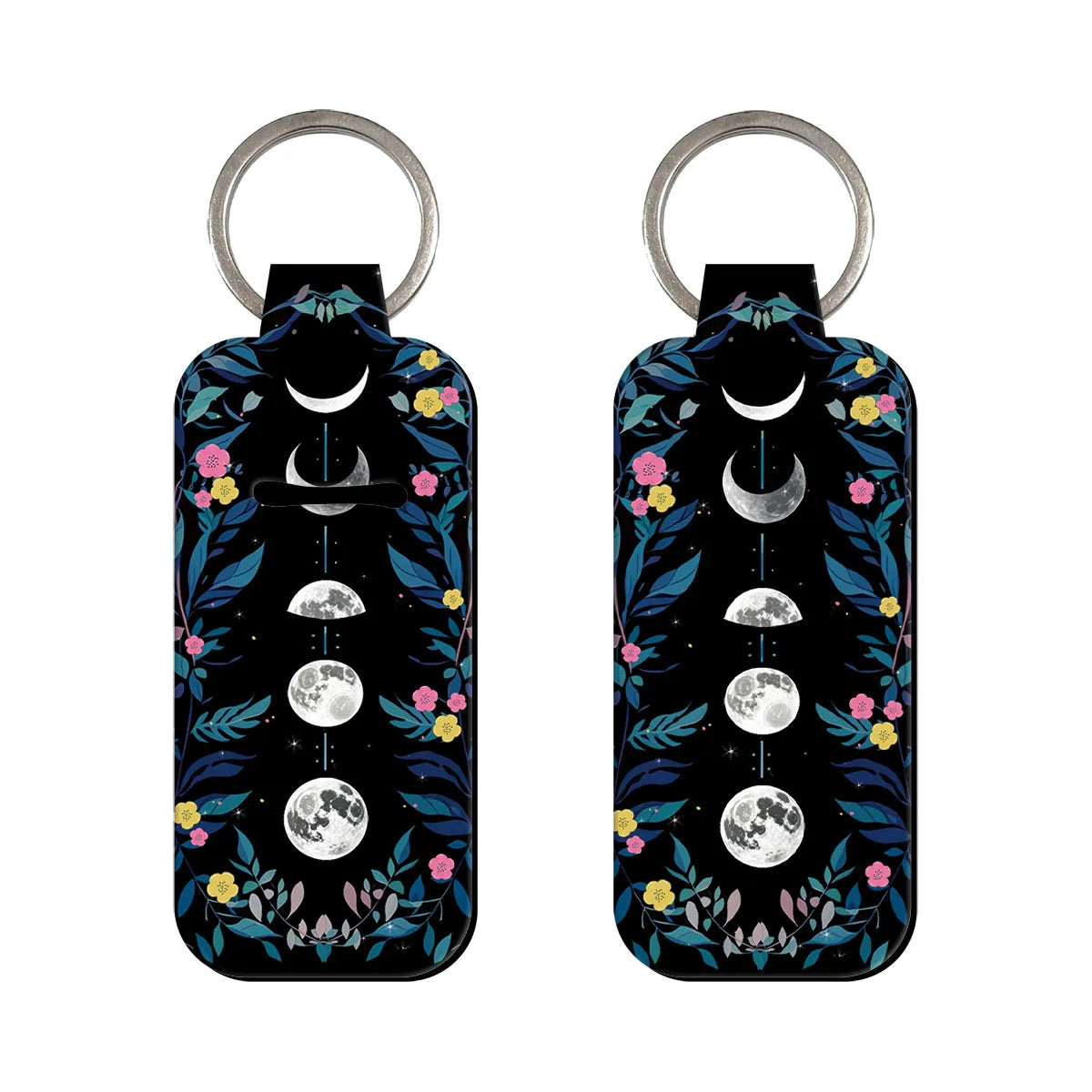 Beauty of Nature Moon Phase Lipstick Holder Keychain