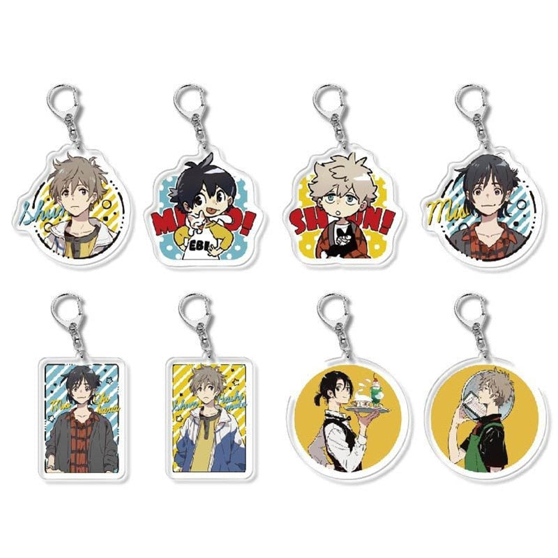 Seaside Stranger Umibe No Etranger 'Hashimoto Shun And Cat' Keyring Acrylic Keychain