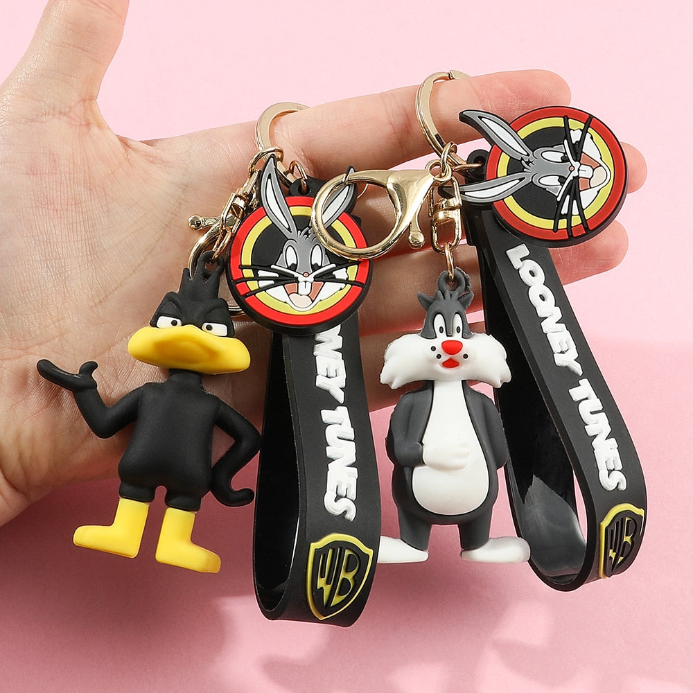 Looney Tunes 'Cute Sylvester' Keyring Silicone Keychain