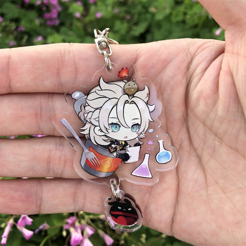 Genshin Impact 'Albedo' Keyring Plastic Keychain