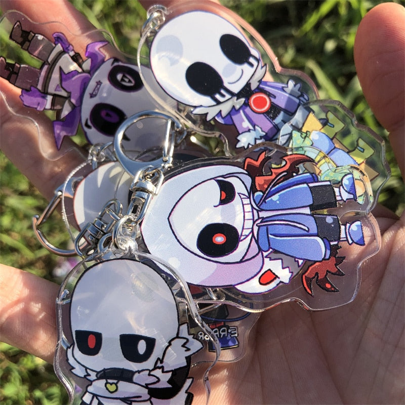 Undertale 'Killer Sans' Acrylic Keyring Keychain