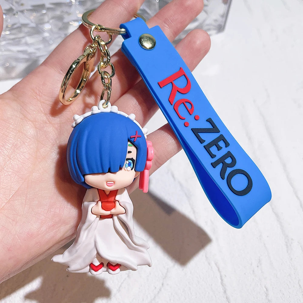 Re: Zero, Starting Life in Another World 'Rem' Keyring Silicone Keychain