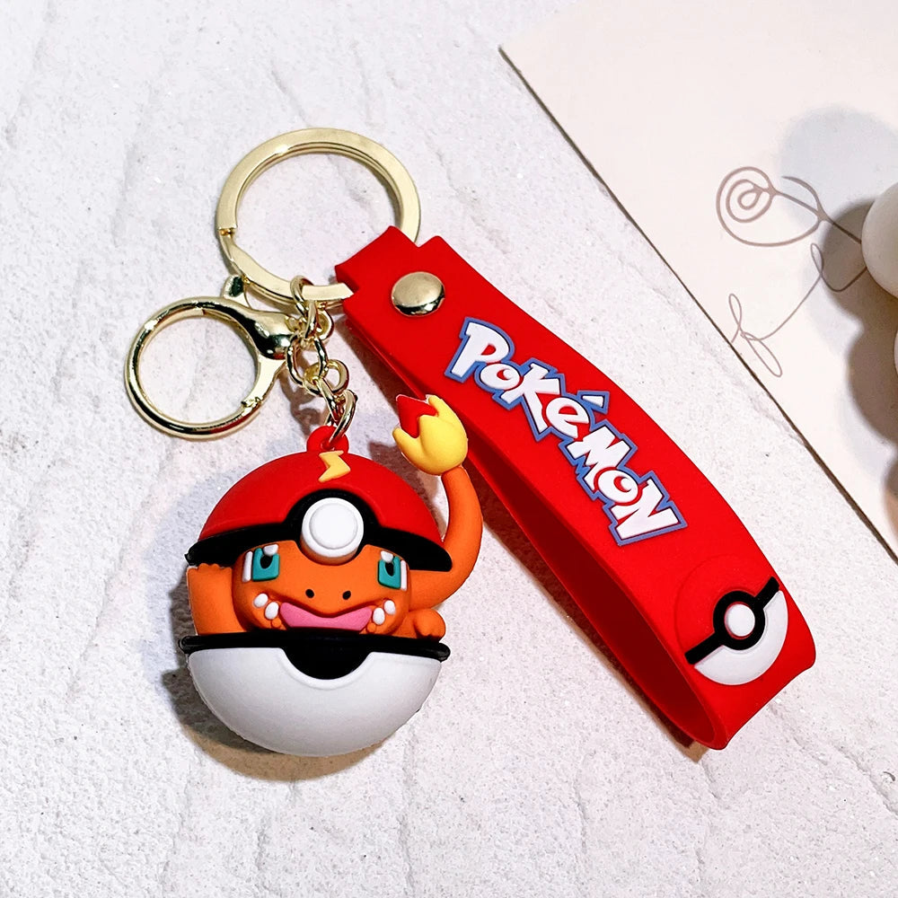 Pokemon 'Charizard | Pokeball' Keyring Silicone Keychain