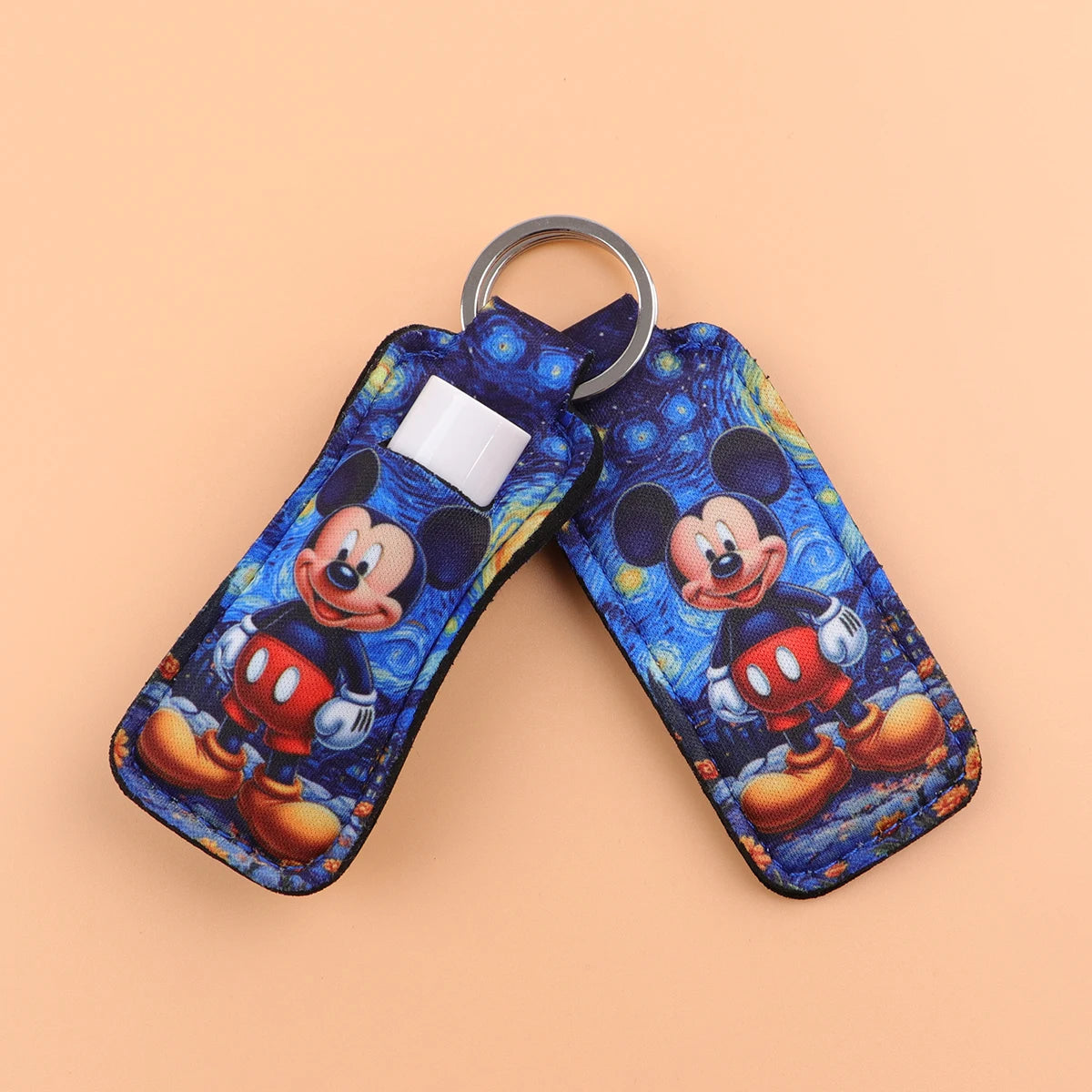 Mickey Mouse 'Starry Night' Lipstick Holder Keychain
