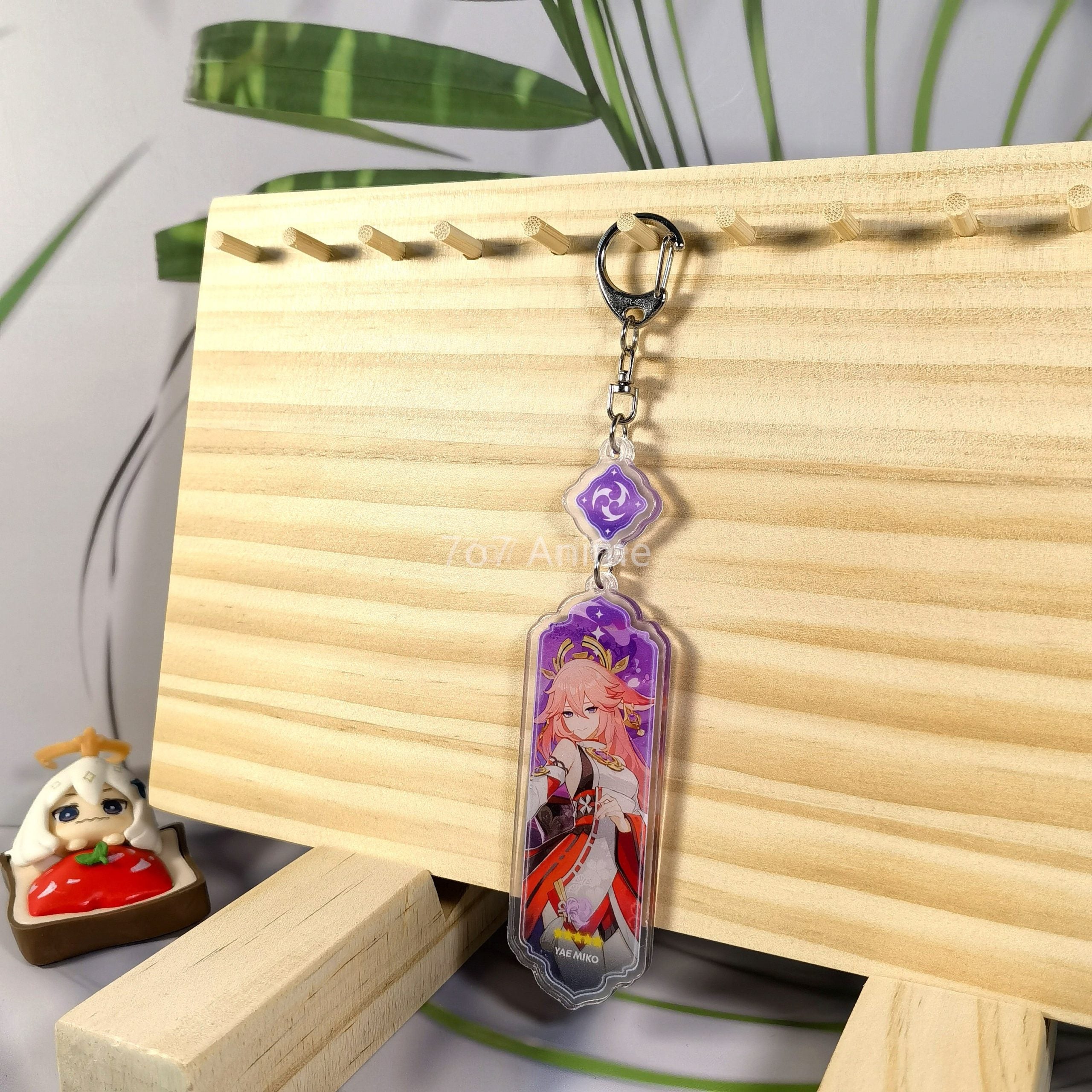 Genshin Impact 'Yae Miko' Keyring Metal Keychain