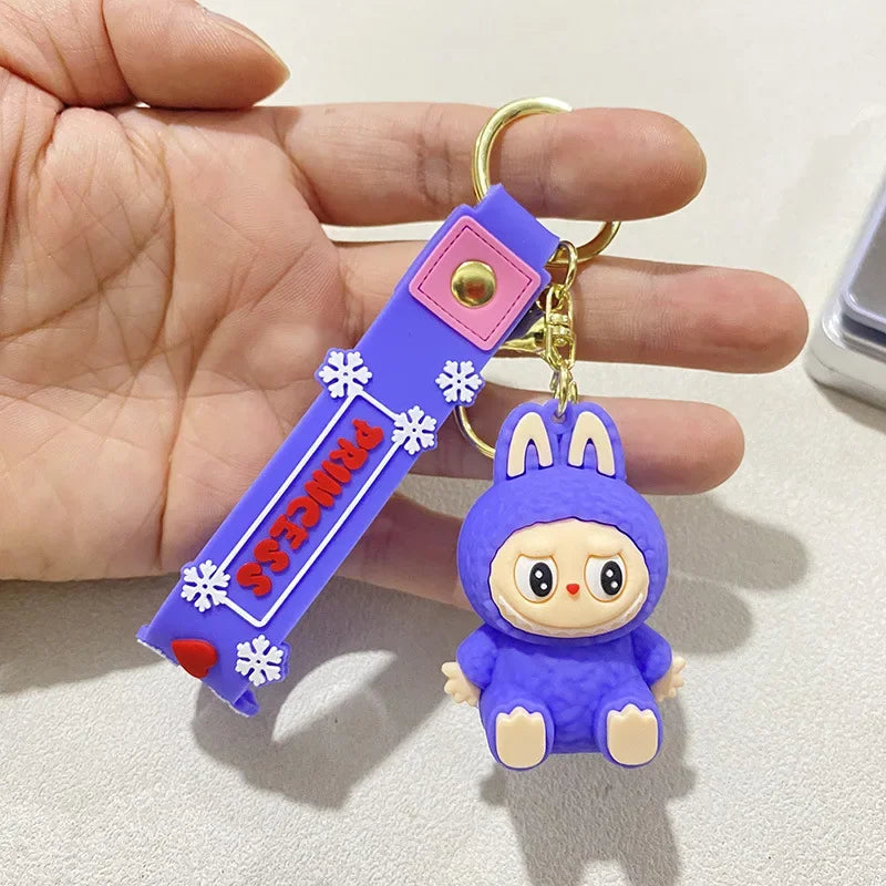 Labubu 'Violet' Keyring PVC Keychain