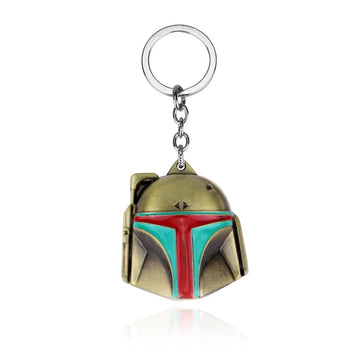 Star Wars 'Boba Fett | Brass' Keyring Metal Keychain