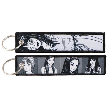 Junji Ito 'Tomie' Embroidered Keychain