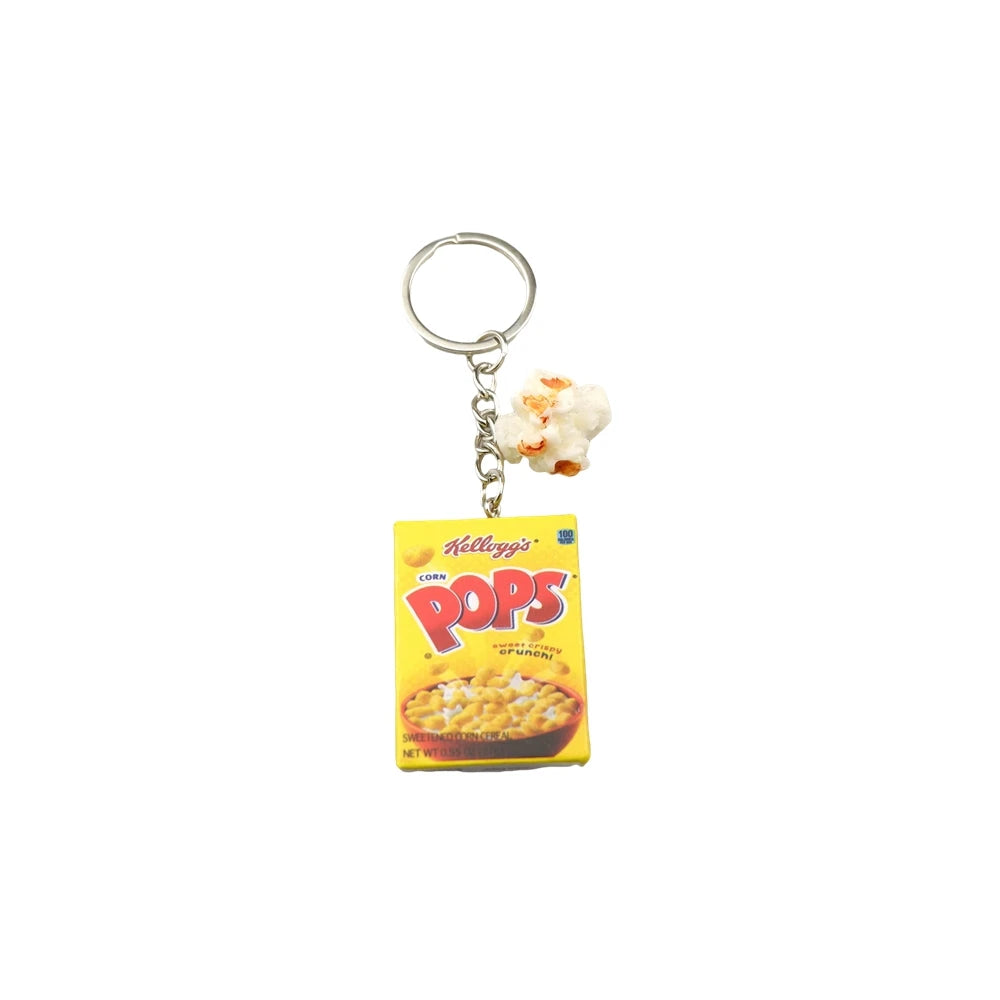 Kellogg's 'Corn Pops' Keyring Resin Keychain