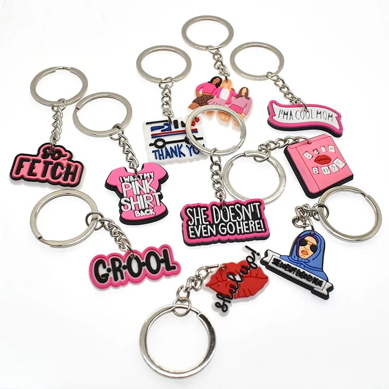 'Burn Book | Lips' Keyring PVC Keychain