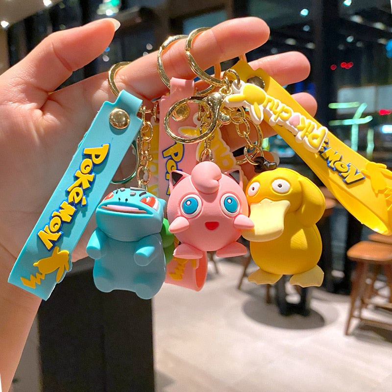 Pokemon 'Psyduck Chidi'  Keyring PVC Keychain