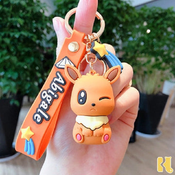 Pokemon 'Eevee' Keyring PVC Keychain