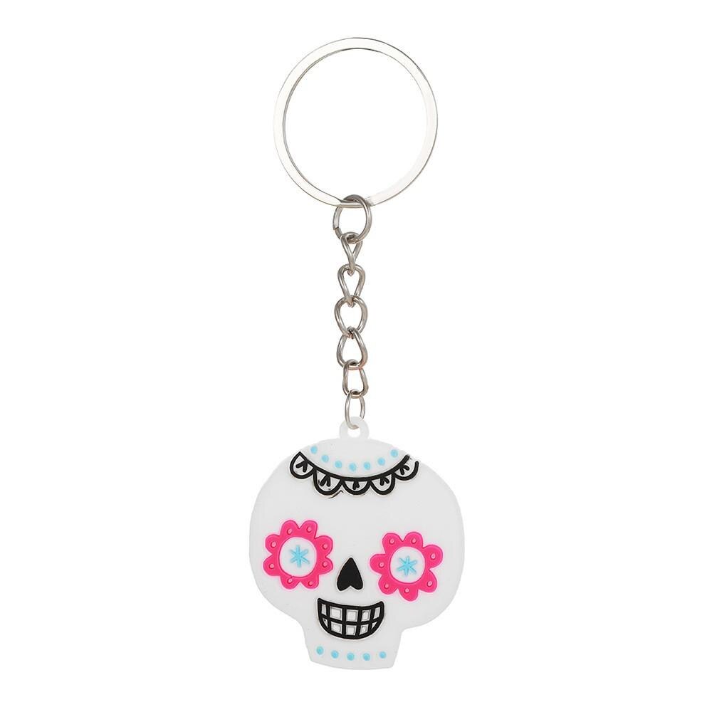 Cartoons 'Halloween Pumpkin Ghost' Keyring Silicone Keychain