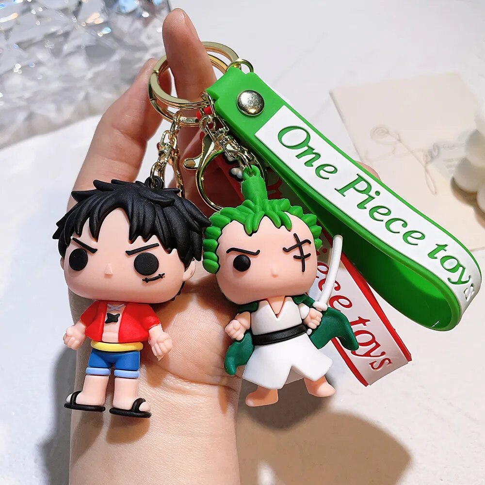 One Piece 'Roronoa Zoro' Keyring Silicone Keychain