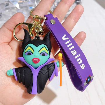 'Maleficent' Keyring PVC Keychain