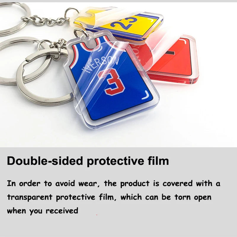Basketball Jersey 'Kobe Bryant 24' Keyring Acrylic Keychain