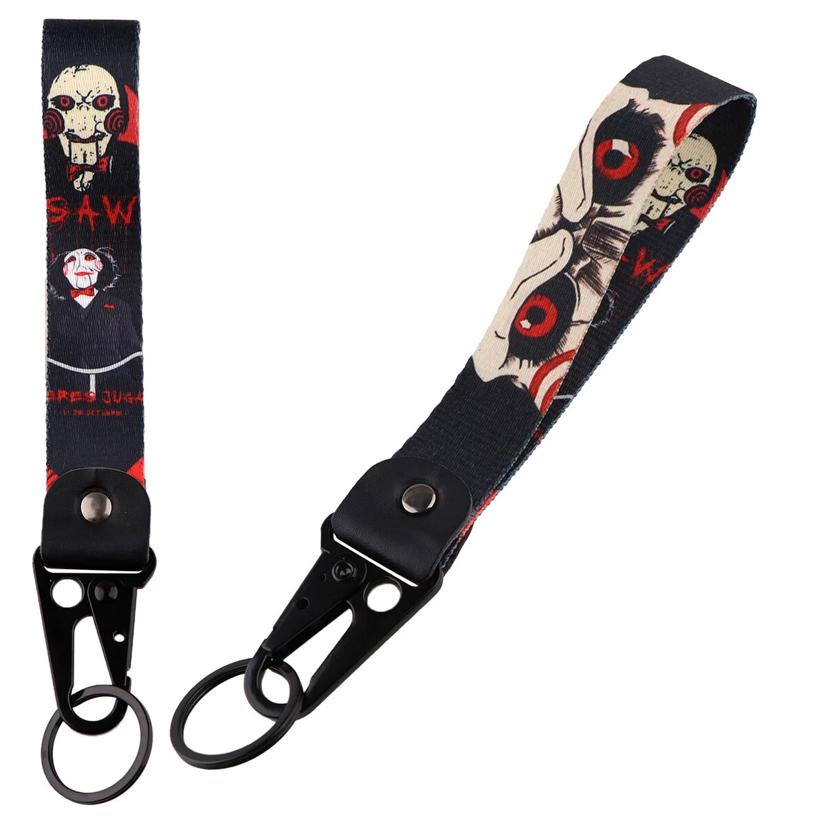 Saw Wrist Lanyard Keychain with Keyring Clip