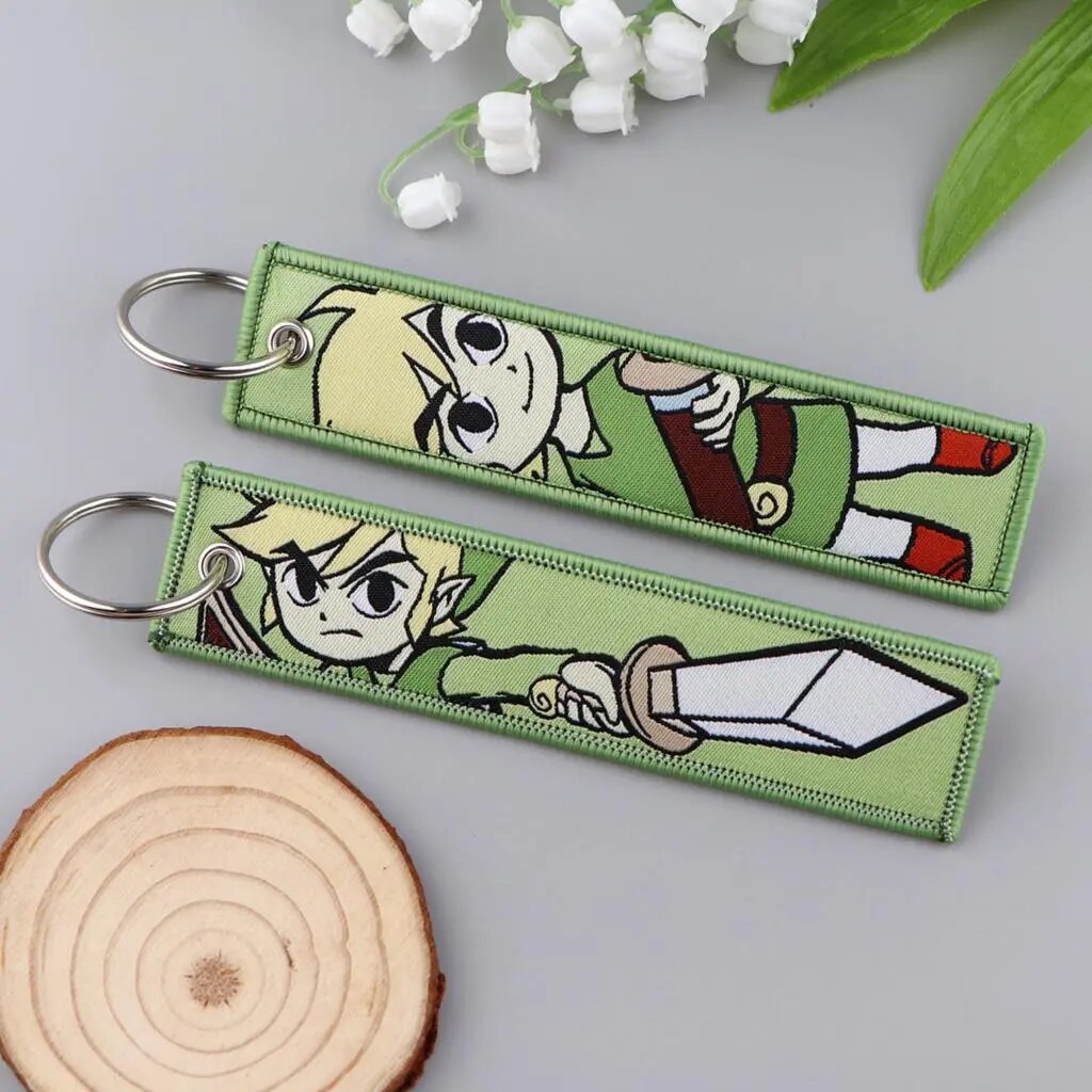 The Legend of Zelda Embroidered Keychain