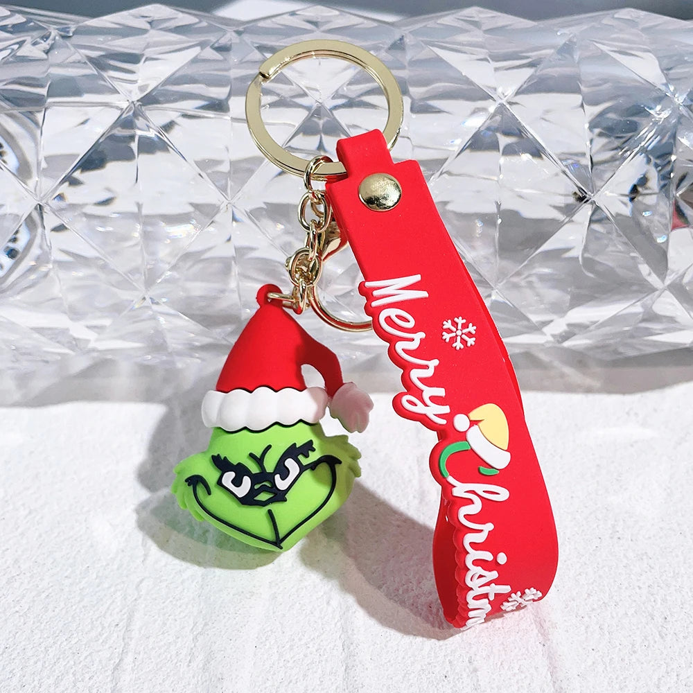 How the Grinch Stole Christmas 'Red Hat' Keyring PVC Keychain
