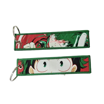 My Hero Academia 'Izuku Midoriya' Embroidered Keychain