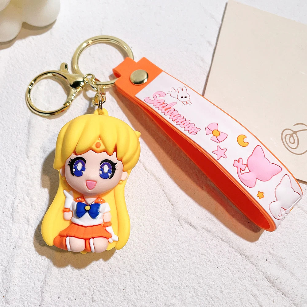 Sailor Moon 'Sailor Venus | Chibi' Keyring Silicone Keychain