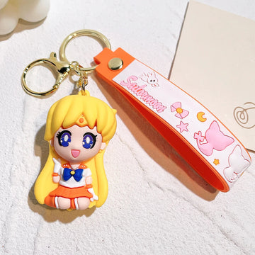 Sailor Moon 'Sailor Venus | Chibi' Keyring Silicone Keychain