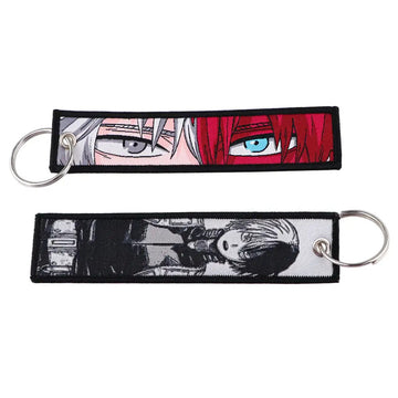 My Hero Academia 'Shoto Todoroki' Embroidered Metal Keychain