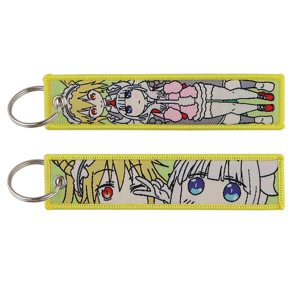 Miss Kobayashi's Dragon Maid 'Tohru x Kanna' Embroidered Keychain