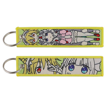 Miss Kobayashi's Dragon Maid 'Tohru x Kanna' Embroidered Keychain