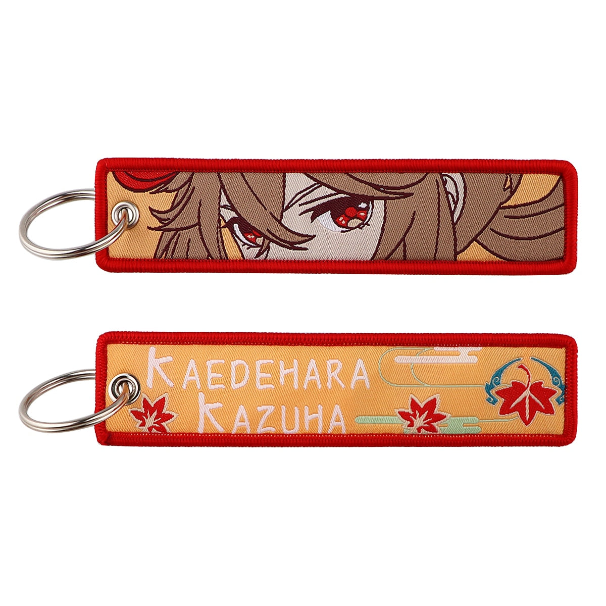 Genshin Impact 'Kazuha' Embroidered Metal Keychain