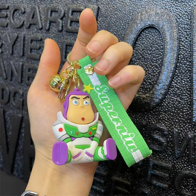 Toy Story 'Buzz Lightyear' Keyring PVC Keychain