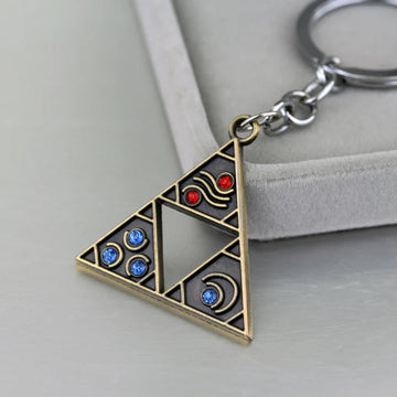 The Legend of Zelda 'Triforce' Keyring Metal Keychain