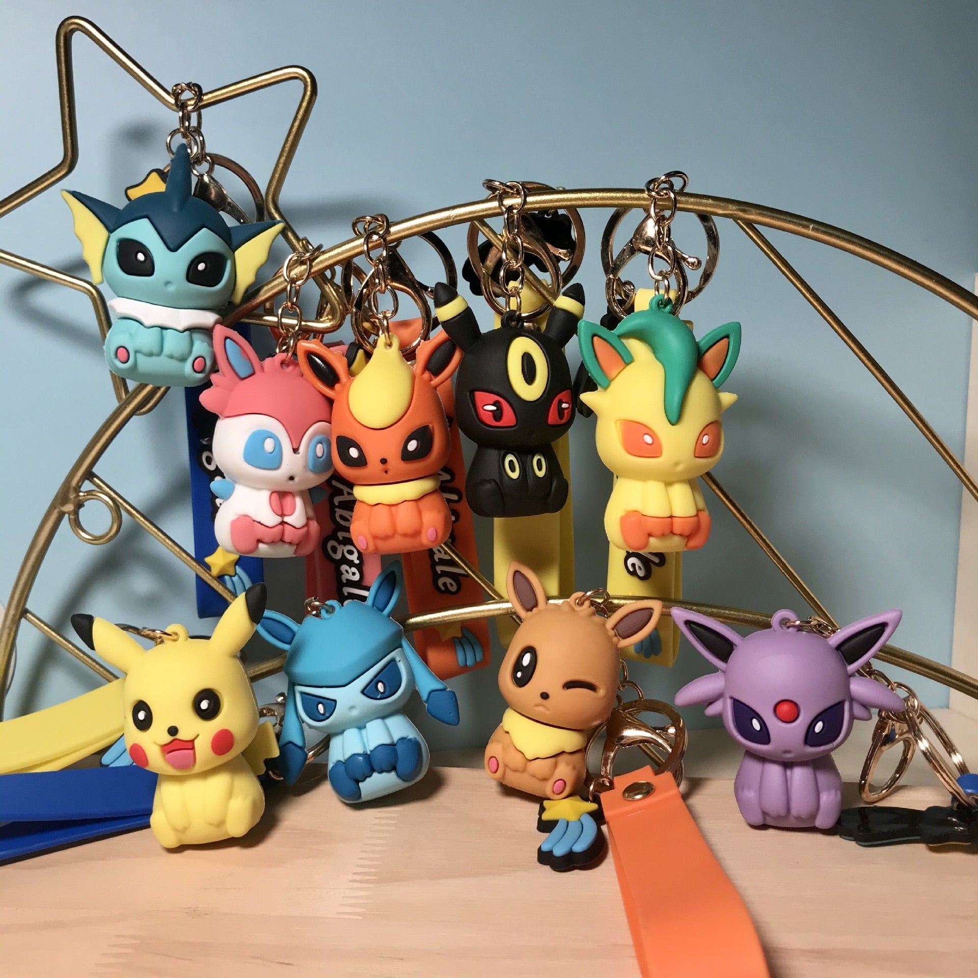 Pokemon 'Pikachu' Keyring PVC Keychain