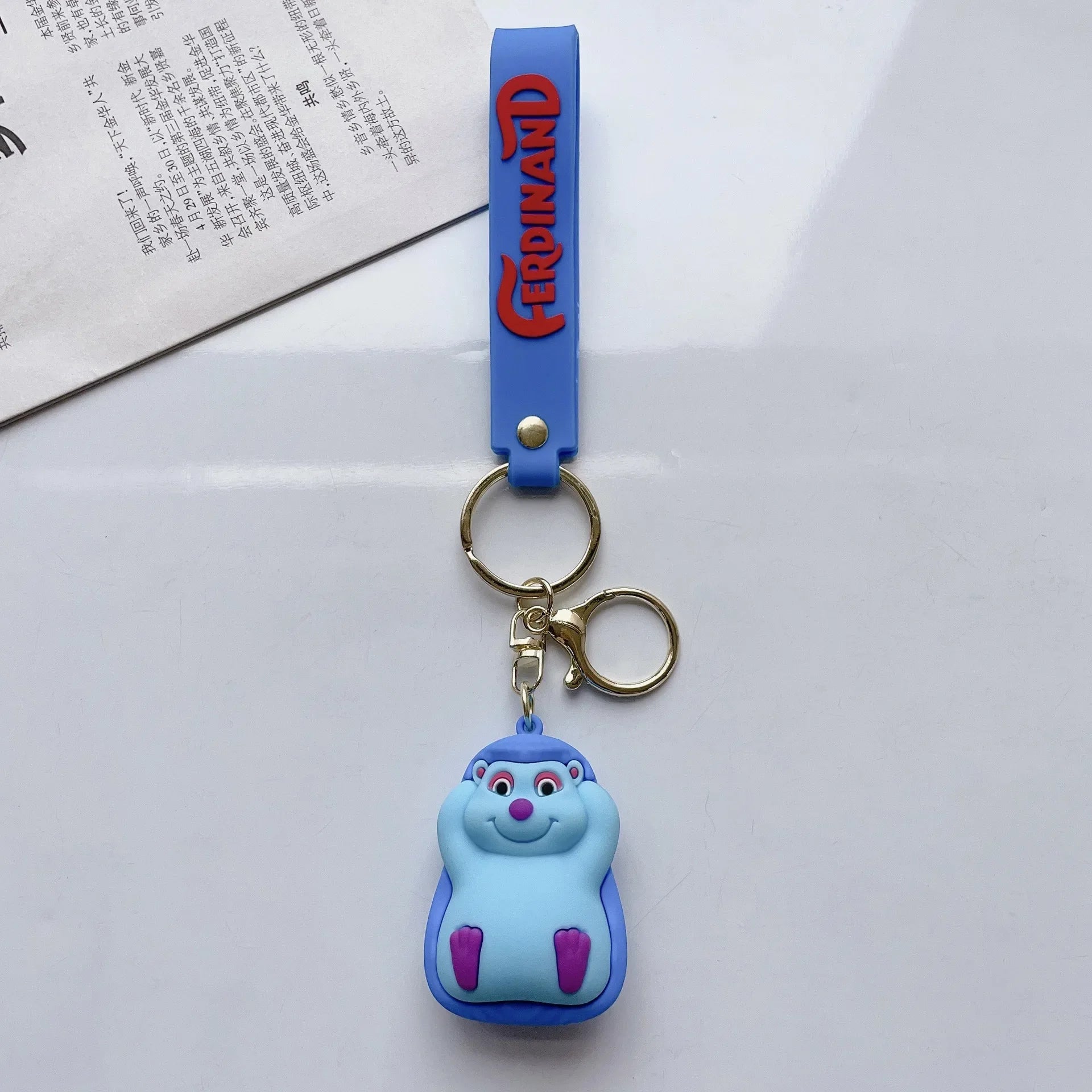 Ferdinand 'Cuatro' Keyring Silicone Keychain