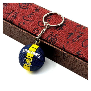 Basketball 'Indiana Pacers' Keyring Rubber Keychain