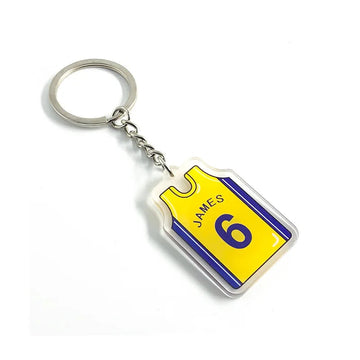 Basketball Jersey 'Lebron James 6 | Yellow' Keyring Acrylic Keychain