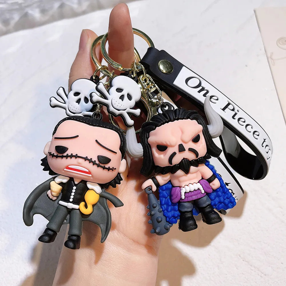 One Piece 'Crocodile' Keyring Silicone Keychain