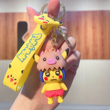 Pokemon 'Pikachu Inosuke Cosplay' Keyring PVC Keychain