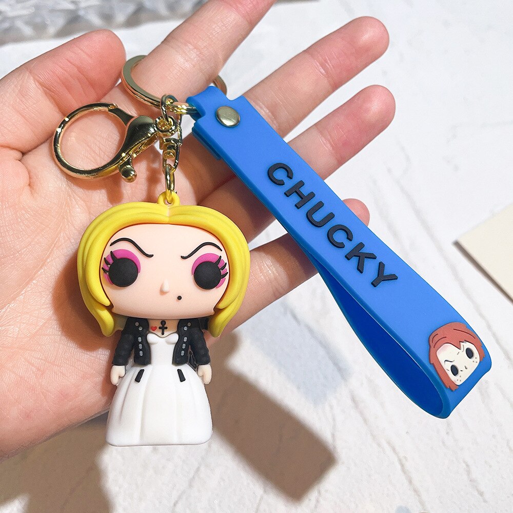 Child's Play 'Tiffany | Bride Of Chucky' Keyring Silicone Keychain