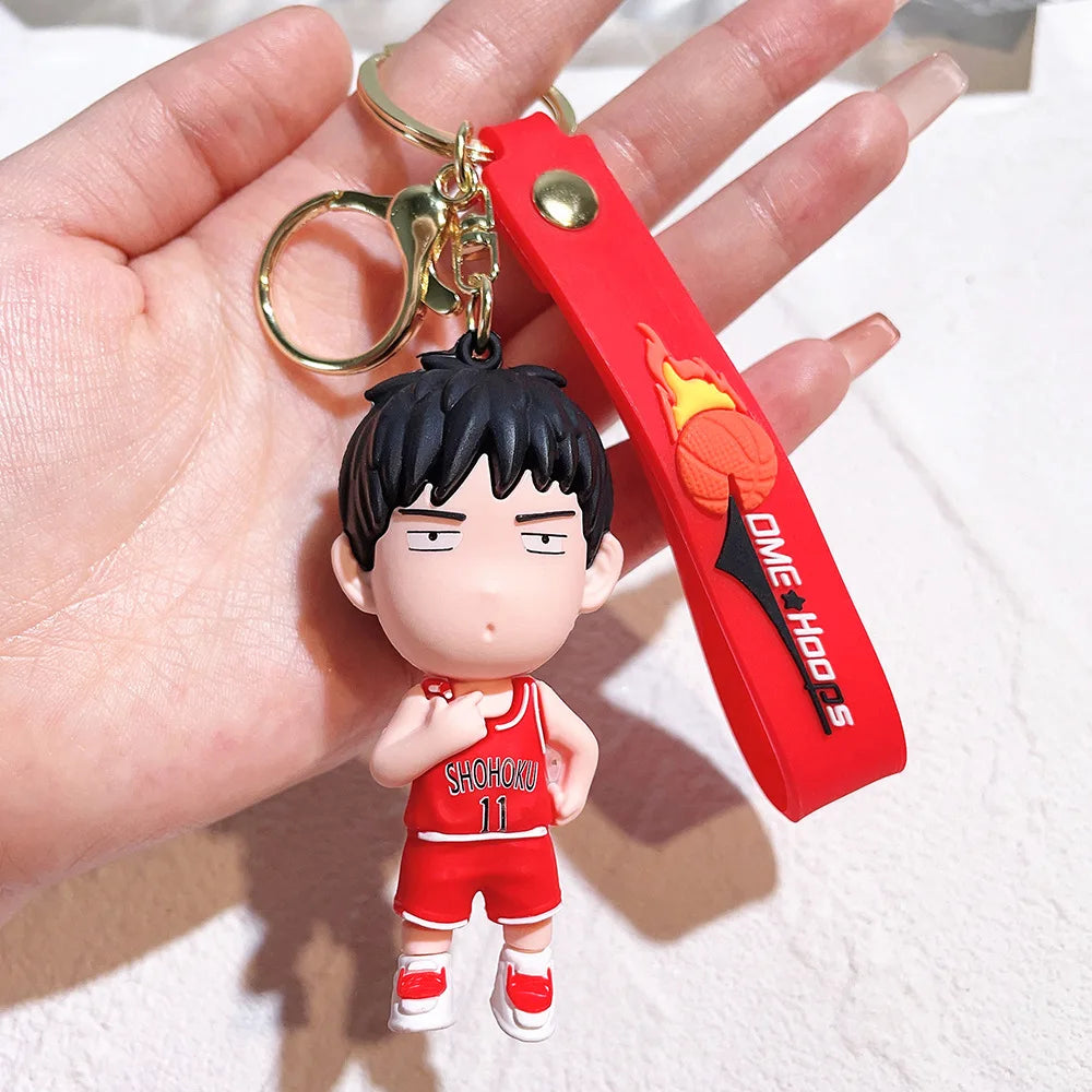 Slam Dunk 'Rukawa Kaede' Keyring Silicone Keychain