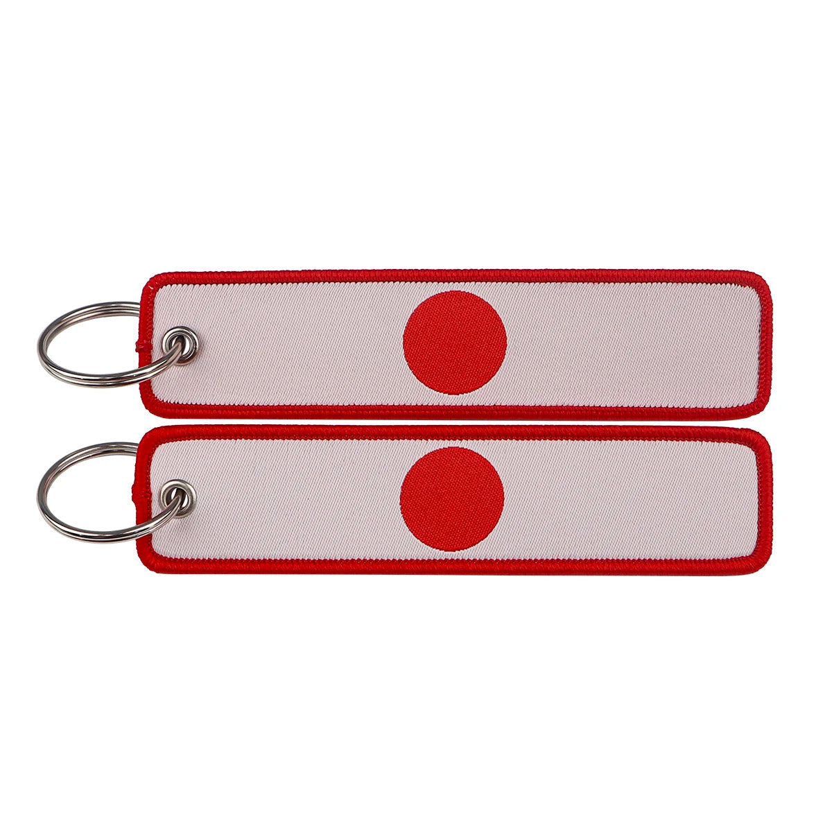 National Flag 'Japan' Embroidered Keyring Keychain